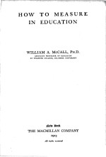 <em>HOW</em> <em>TO</em> MEA<em>S</em>URE IN EDUCATION
