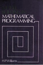 Model Build<em>in</em>g <em>In</em> Mathematical Programm<em>in</em>g
