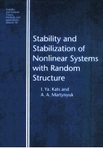 Stability <em>And</em> Stabilization of Nonlinear <em>System</em>s <em>With</em> R<em>and</em>om Structure