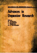 ADVANCES <em>IN</em> THE BILSCIENCES VOLUME 37 ADVANCES <em>IN</em> DOPAM<em>IN</em>E RESEARCH