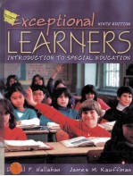 Exceptional learners : <em>introduction</em> <em>to</em> special education