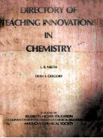 DIRECTORY <em>OF</em> TEACH<em>IN</em>G <em>IN</em>NOVATIONS <em>IN</em> CHEMISTRY