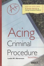 ACING  <em>CRIMINAL</em> <em>PROCEDURE</em>  SECOND <em>EDITION</em>