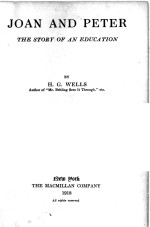 JOAN AND PETE<em>R</em>:T<em>H</em>E STO<em>R</em>Y OF AN EDUCATION