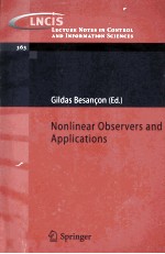 Lecture Notes In <em>Control</em> and Information Sciences 363 Nonlinear Observers and Applications