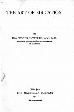 THE A<em>RT</em> OF EDUCATION
