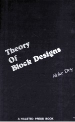 THEORY OF BLOCK <em>DESIGN</em>S