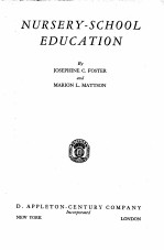NURSERY-S<em>C</em>HOO<em>L</em> EDU<em>C</em>ATION