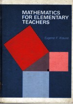 MATHEMATICS <em>F</em>OR ELEMENTARY TEACHERS