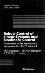 Robust Control <em>of</em> <em>Linear</em> Systems and Non<em>linear</em> Control Proceedings <em>of</em> <em>the</em> International Symposium MT