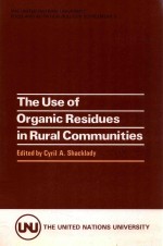 <em>The</em> <em>use</em> <em>of</em> organic residues <em>in</em> rural <em>communities</em>