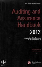 CHARTERED ACCOUNTANTS PROGRAM  AUDITING AND ASSURANCE <em>HANDBOOK</em> 2012  INCORPORATING ALL THE STANDARDS