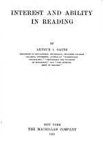 INTEREST AND ABILITY IN <em>READING</em>