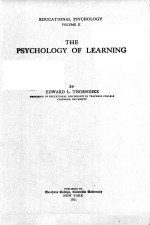 THE PSYCHOLOGY OF <em>LEARNING</em>
