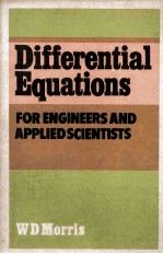 DIFFERENTIAL EQUATIONS <em>FOR</em> <em>ENGINEERS</em> AND APPLIED SCIENTISTS