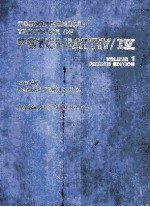 COMPREHENSIVE TEXTBOOK <em>OF</em> PSYCHIATRY IV  VOLUME 1 <em>FOURTH</em> <em>EDITION</em>