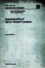 APPROXIMATION OF VECTOR VALUED FUNCTION<em>S</em>