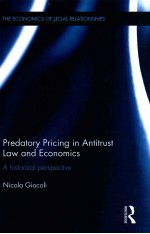 pred<em>a</em>tory pric<em>in</em>g <em>in</em> <em>a</em>ntirust <em>l<em>a</em>w</em> <em>a</em>nd economics <em>a</em> historic<em>a</em>l perspective
