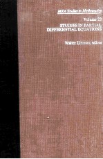Studies <em>In</em> Mathematics Volume 23 Studies <em>In</em> Partial Differential Equations
