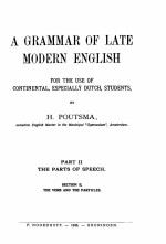 A <em>GR</em>AMMAR OFLATE MODERN EN<em>GL</em>IS<em>H:</em>FOR T<em>HE</em> USE OF CONTINENTAL