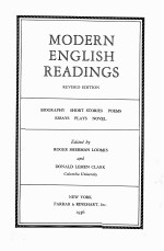 MODERN <em>ENGLISH</em> READINGS REVISED <em>EDITION</em>