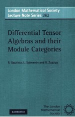 <em>DIFFERENTIAL</em> TENSOR ALGEBRA <em>AND</em> THEIR MODULE CATEGORIES