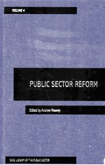 SAGE LI<em>BR</em>ARY OF <em>TH</em>E PU<em>BL</em>IC SEC<em>TO</em>R  PU<em>BL</em>IC SEC<em>TO</em>R REFORM  VOLUME IV DIFFEREN<em>T </em>PA<em>TH</em>S <em>TO</em> REFORM:AFICAN