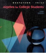 <em>A</em>LGEBR<em>A</em> <em>FOR</em> COLLEGE <em>STUDENTS</em> THIRD EDITION