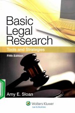 ASPEN COURSEBOOH <em>SERIES</em>  BASIC LEGAL RESEARCH  TOOLS AND STRATEGIES  FIFTH <em>EDITION</em>