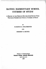 RATING <em>ELEMENTARY</em> SCHOOL <em>COURSE</em>S OF STUDY
