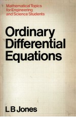 Ordin<em>a</em>ry Differenti<em>a</em>l Equ<em>a</em>tions <em>For</em> <em>Engineering</em> <em>A</em>nd Science <em>Students</em>