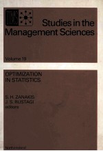 Studies <em>in</em> The Management Sciences Volume 19 Optimization <em>in</em> Statistics