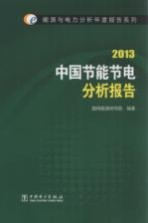 中国节电分析报告  2013
