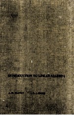 INTRO<em>D</em>UCTION TO LINEAR ALGEBRA