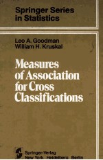 MEASURES <em>OF</em> ASSOCIATION <em>FOR</em> CROSS CLASSIFICATIONS