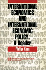 <em>IN</em>TERN<em>A</em>TION<em>A</em>L  ECONOMICS <em>A</em>ND  <em>IN</em>TERN<em>A</em>TION<em>A</em>L  ECONOMIC POLICY: <em>A</em> RE<em>A</em>DER