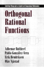 Orthogonal Rational Function<em>s</em>