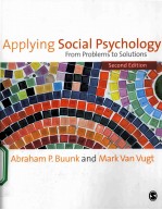 APPLYING SOCIAL PSYCHOLOGY FROM PROBLEMS TO <em>SOLUTIONS</em>  SECOND <em>EDITION</em>